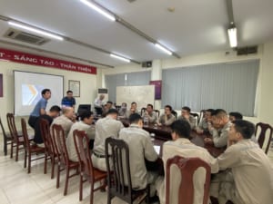 huấn luyện an toàn lao đông xi măng cẩm phả