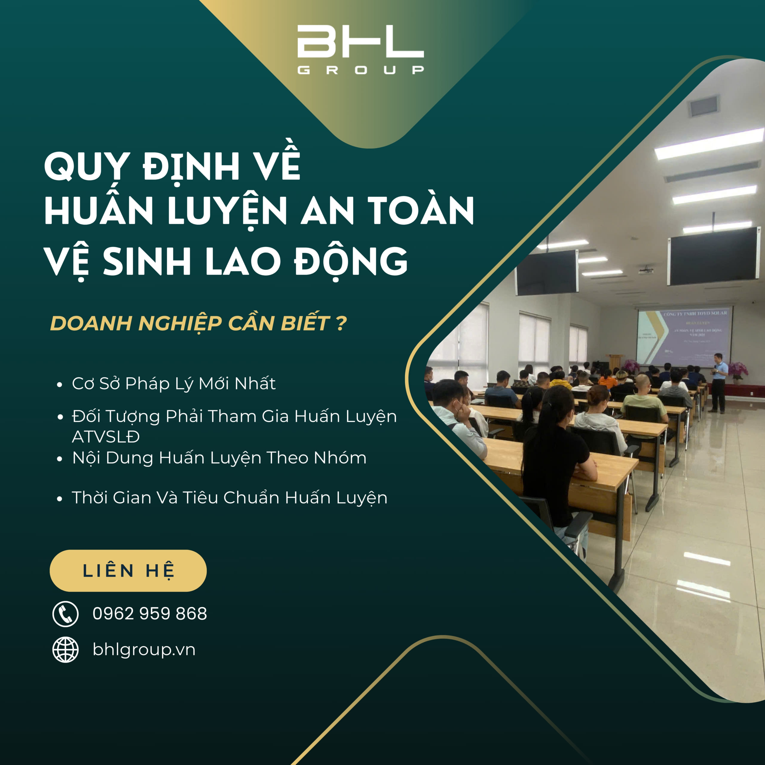 quy dinh ve huan luyen an toan ve sinh lao dong